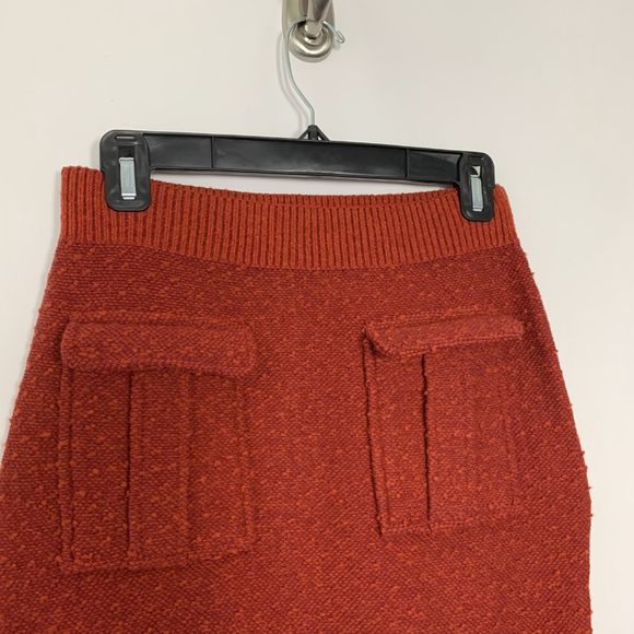 Anthro Moth Wool Blend Knitted Pencil Skirt #2776 - Picture 2 of 6